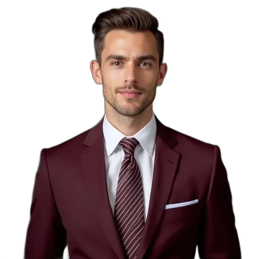 jacket, staff, face, photorealistic transparent PNG cut-out