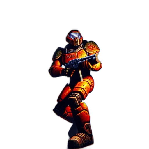 robot, weapon, staff, mask transparent PNG cut-out