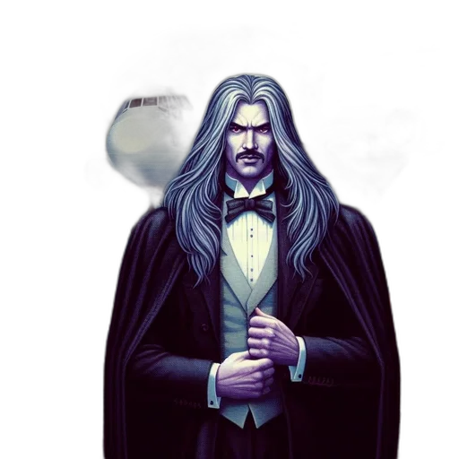 fantasy art, comic book art, concept art, photorealistic transparent PNG cut-out