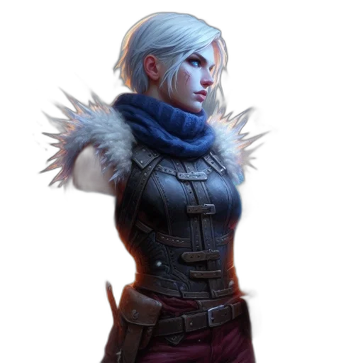 jacket, staff, face, concept art transparent PNG cut-out