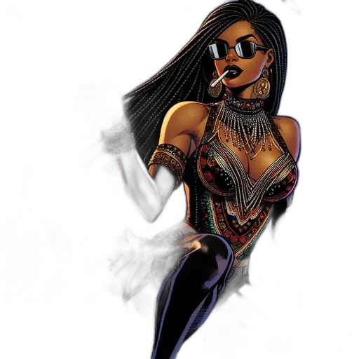 jewelry, comic book art, concept art, fantasy art transparent PNG cut-out