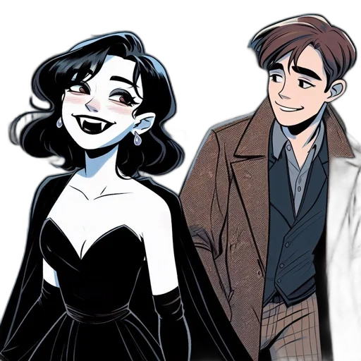 comic book art, cartoon, concept art, watercolor transparent PNG cut-out