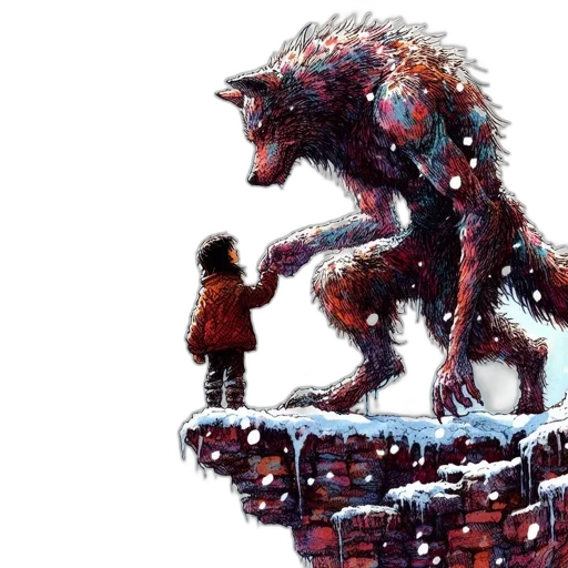 creature, concept art, fantasy art, pixel art transparent PNG cut-out