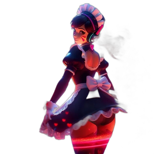 dress, mask, staff, robot transparent PNG cut-out