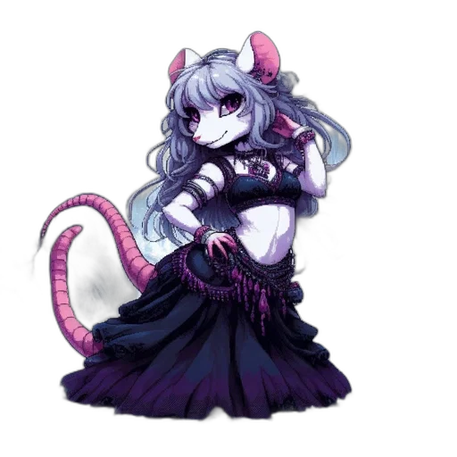 staff, creature, dress, animal transparent PNG cut-out