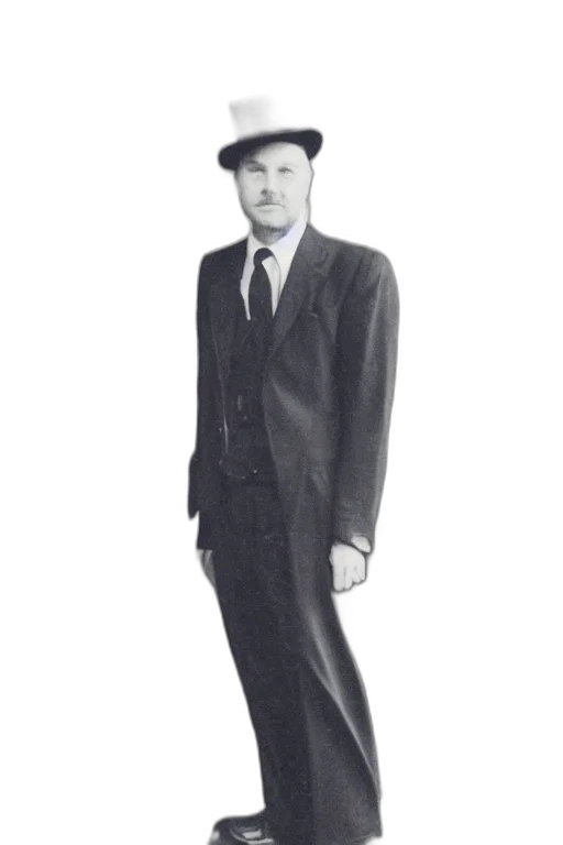 jacket, staff, hat, dress transparent PNG cut-out