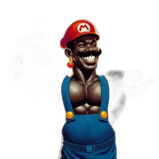 staff, mask, face, hat transparent PNG cut-out