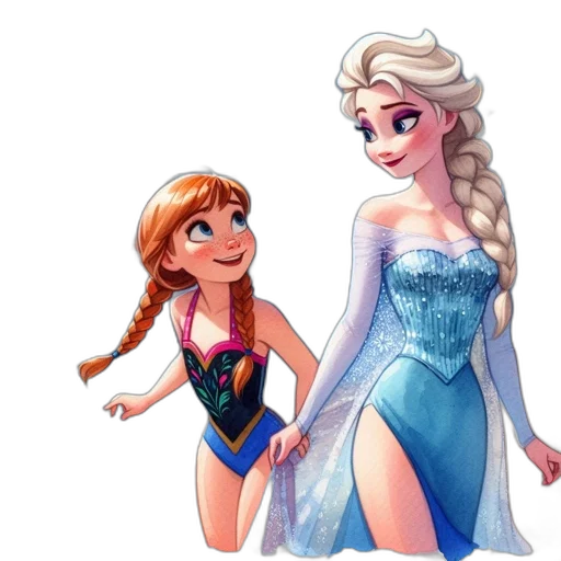 dress, concept art, cartoon, 3d render transparent PNG cut-out