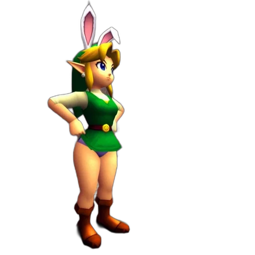 dress, hat, animal, staff transparent PNG cut-out