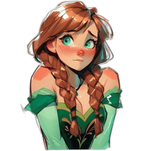 dress, crown, face, fantasy art transparent PNG cut-out