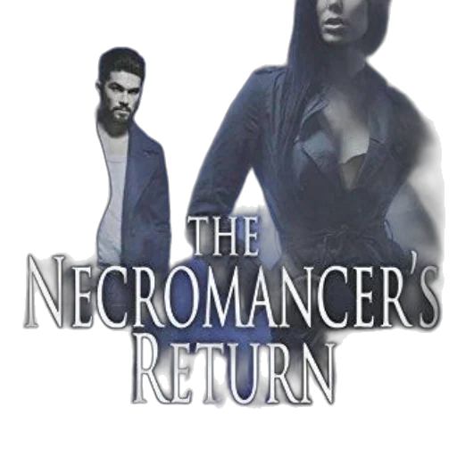 necromancer, return, book, cover transparent PNG cut-out