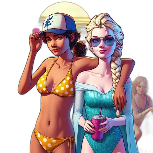 comic book art, concept art, fantasy art, pixel art transparent PNG cut-out