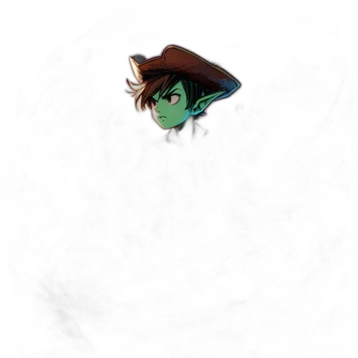 hat, mask, face, staff transparent PNG cut-out