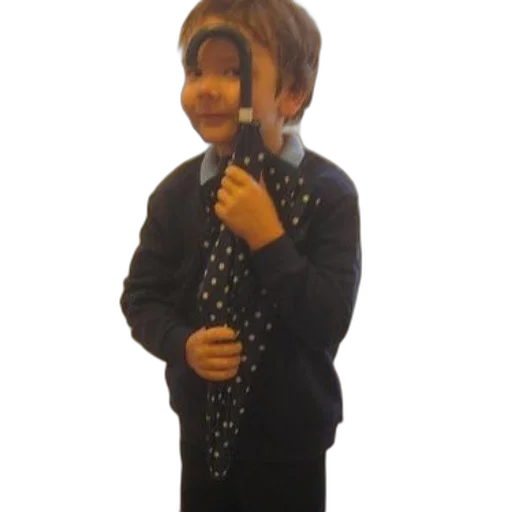 staff, jacket, mask, umbrella transparent PNG cut-out