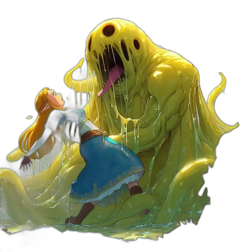 creature, dress, concept art, comic book art transparent PNG cut-out