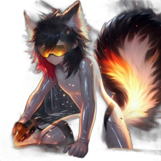 staff, jacket, mask, animal transparent PNG cut-out