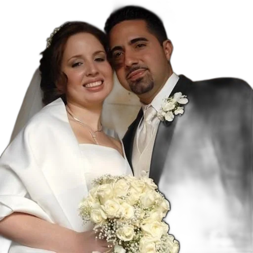 dress, photorealistic, bride, white transparent PNG cut-out
