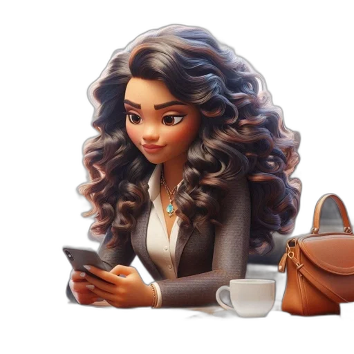 hair, cartoon, concept art, fantasy art transparent PNG cut-out
