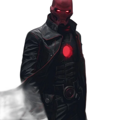 jacket, mask, robot, face transparent PNG cut-out