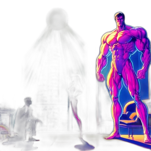 concept art, comic book art, 3d render, fantasy art transparent PNG cut-out