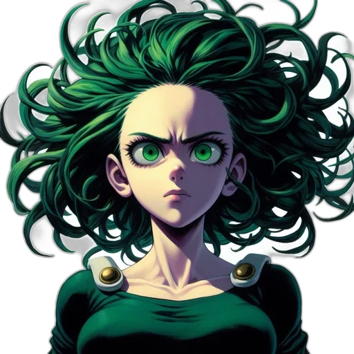hair, face, dress, mask transparent PNG cut-out
