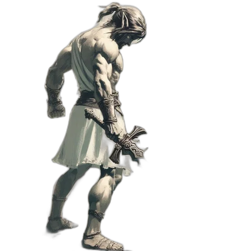sword, weapon, staff, creature transparent PNG cut-out