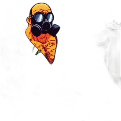 mask, jacket, face, creature transparent PNG cut-out