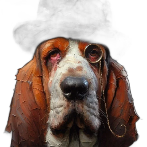 hat, animal, face, jacket transparent PNG cut-out