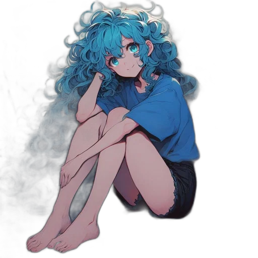 dress, creature, mask, hair transparent PNG cut-out