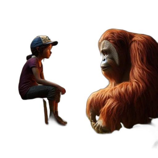 creature, animal, concept art, 3d render transparent PNG cut-out