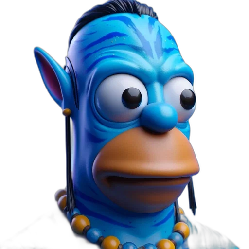 face, mask, creature, staff transparent PNG cut-out
