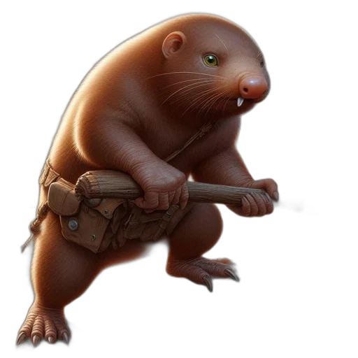 animal, creature, staff, concept art transparent PNG cut-out