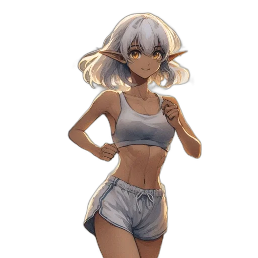 dress, weapon, robot, staff transparent PNG cut-out