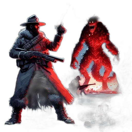 creature, concept art, fantasy art, pixel art transparent PNG cut-out