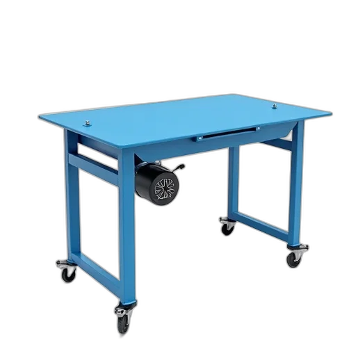 furniture, staff, 3d render, blue transparent PNG cut-out