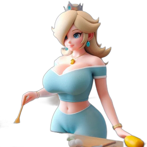 dress, staff, 3d render, concept art transparent PNG cut-out