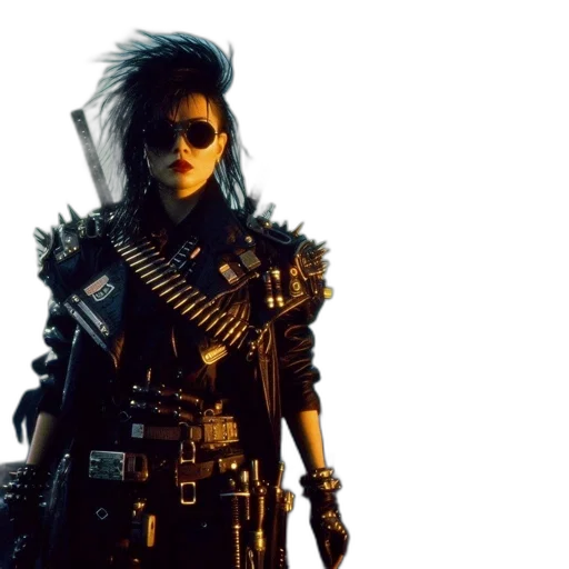 weapon, cyberpunk, concept art, comic book art transparent PNG cut-out