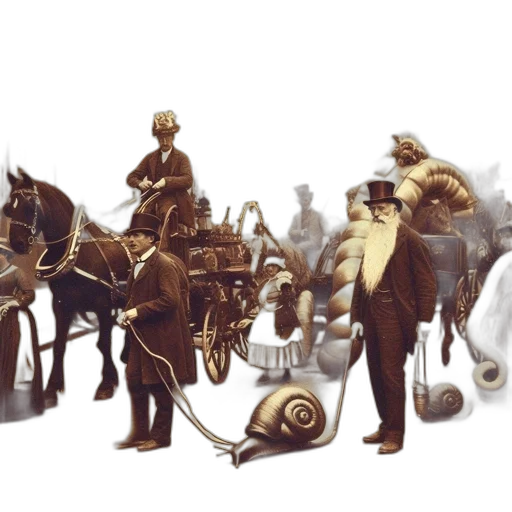 concept art, fantasy art, 3d render, city street transparent PNG cut-out
