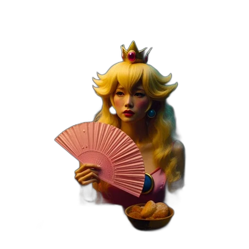 crown, umbrella, hat, staff transparent PNG cut-out