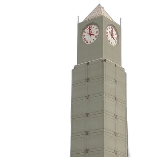 building, 3d render, photorealistic, tall transparent PNG cut-out