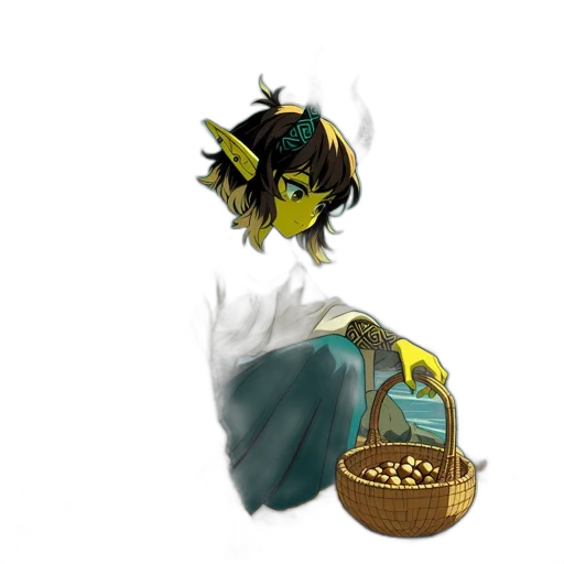 mask, jewelry, crown, staff transparent PNG cut-out