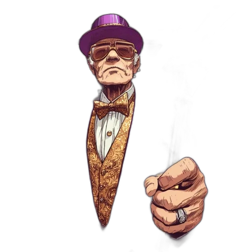 staff, hat, face, umbrella transparent PNG cut-out