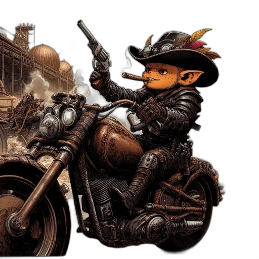 concept art, comic book art, fantasy art, gritty transparent PNG cut-out