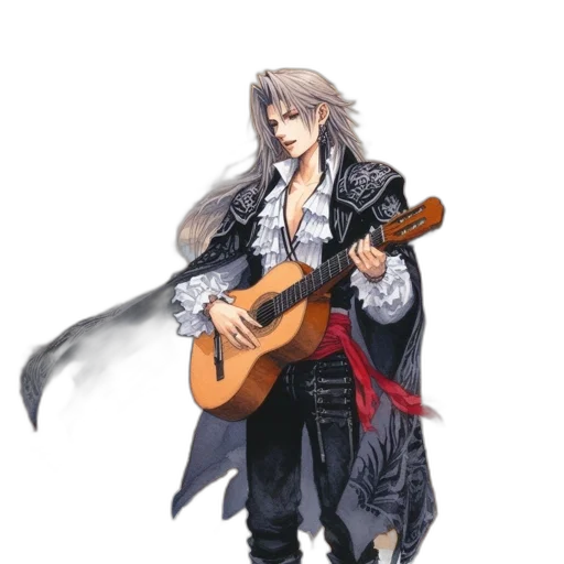 jacket, sword, weapon, concept art transparent PNG cut-out