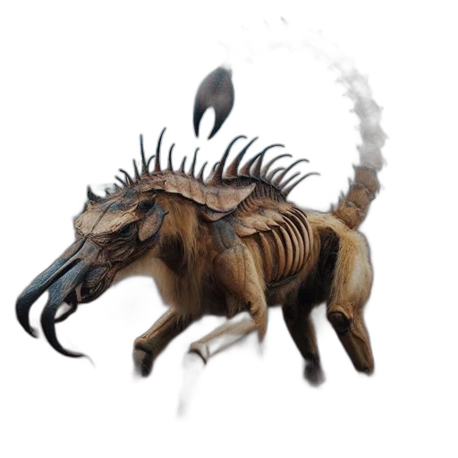 creature, dragon, animal, staff transparent PNG cut-out