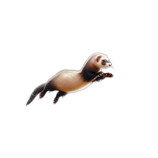 animal, creature, hair, 3d render transparent PNG cut-out