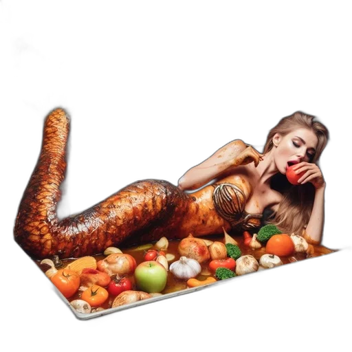 food, animal, creature, dragon transparent PNG cut-out