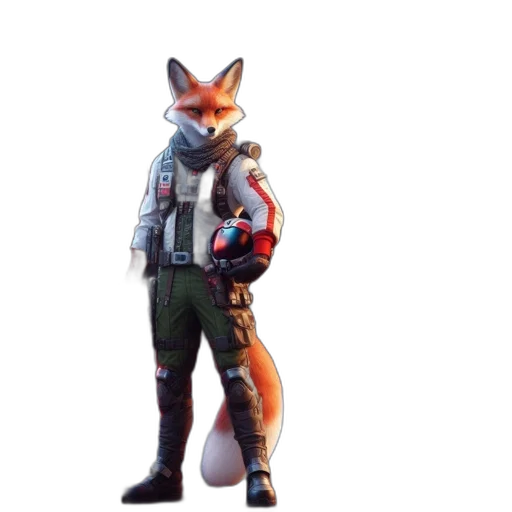 animal, jacket, staff, weapon transparent PNG cut-out
