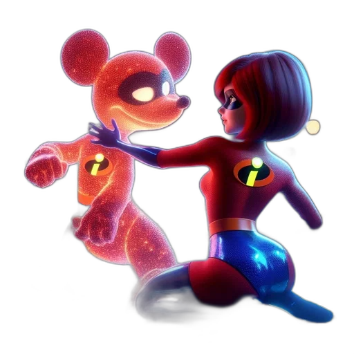 concept art, 3d render, comic book art, cartoon transparent PNG cut-out