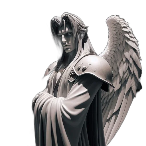 concept art, fantasy art, comic book art, photorealistic transparent PNG cut-out